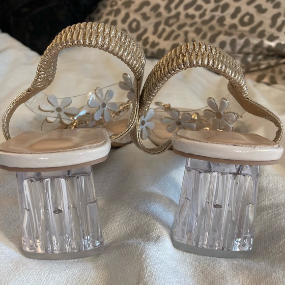 Rhinestone Slingback Sandals. - Picture 10 of 12